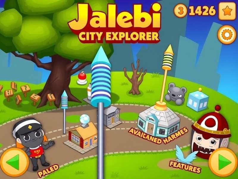 Jalebi City Explorer Game Screenshot